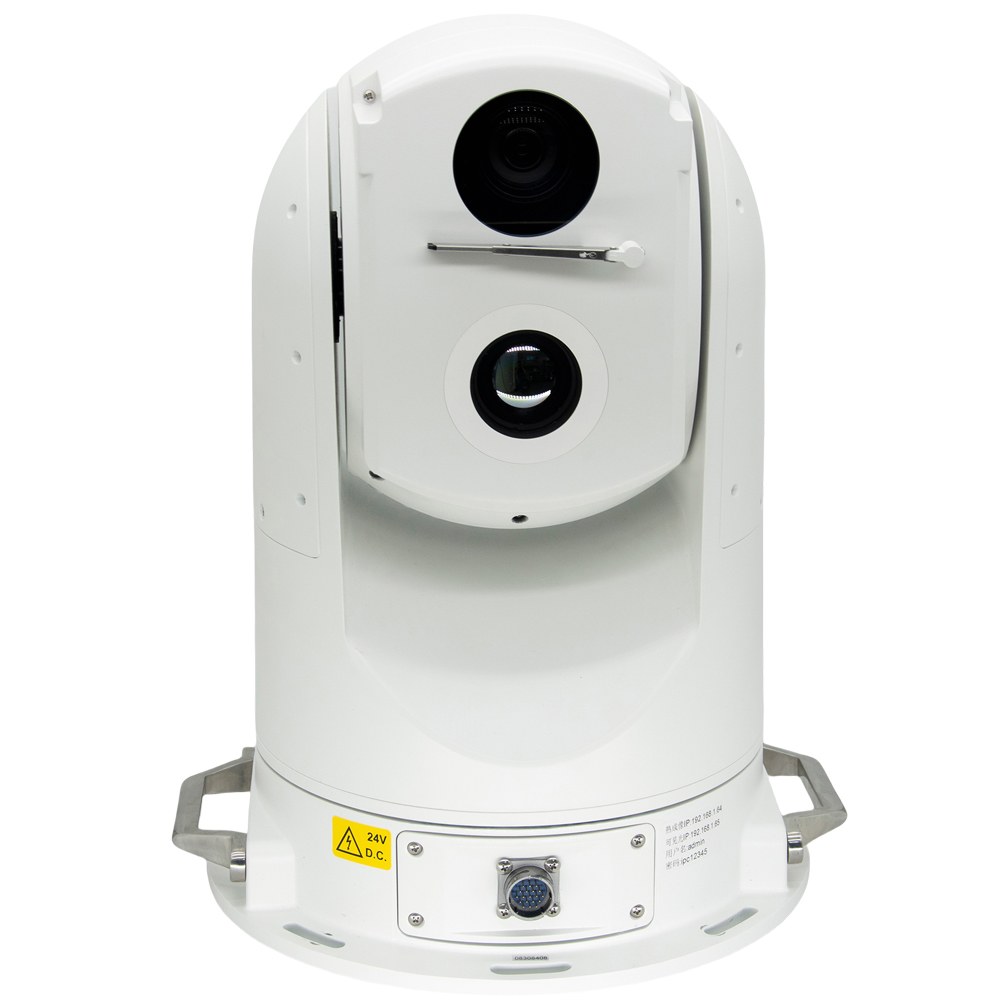 Auto Detect& Track Dual Spectrum 25-75mm Thermal and 60X Zoom Optical Camera AJ-TCP988-75-60