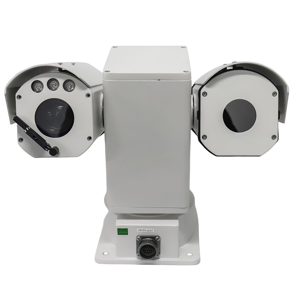 Auto Detect& Track Dual Spectrum 25mm Thermal and 30X Zoom Optical Camera White AJ-SH05-25-30