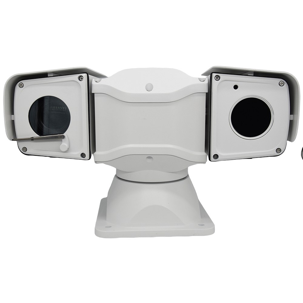 Vehicle Top Mounted Dual Spectral Thermal Pan& Tilt Camera 25mm Thermal With 32X Zoom 5.9-188.8mm AJ-CT-HTW10-25-32